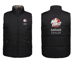 [ID0900] werk bodywarmer MET NAAM GARAGE