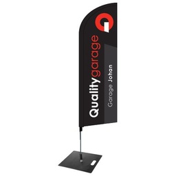 [Beachvlag mast voet] beachflag 290cm + mast + voetplaat