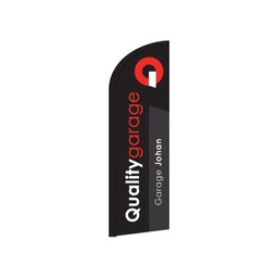 beachvlag 290cm MET NAAM GARAGE